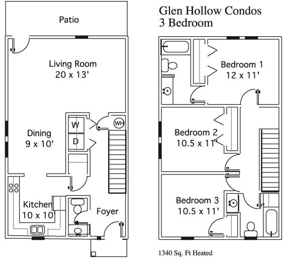 Glenn Hollow apartments in Starkville, Mississippi