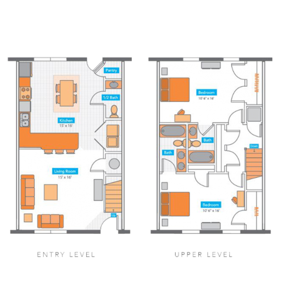 Copper Beech Townhomes apartments in Clovis, California